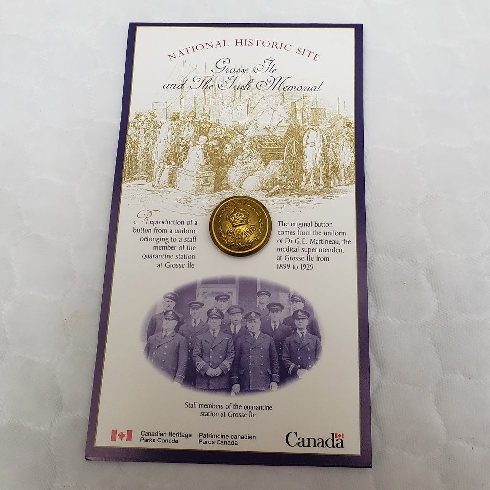 Grosse Ile Reproduction Button